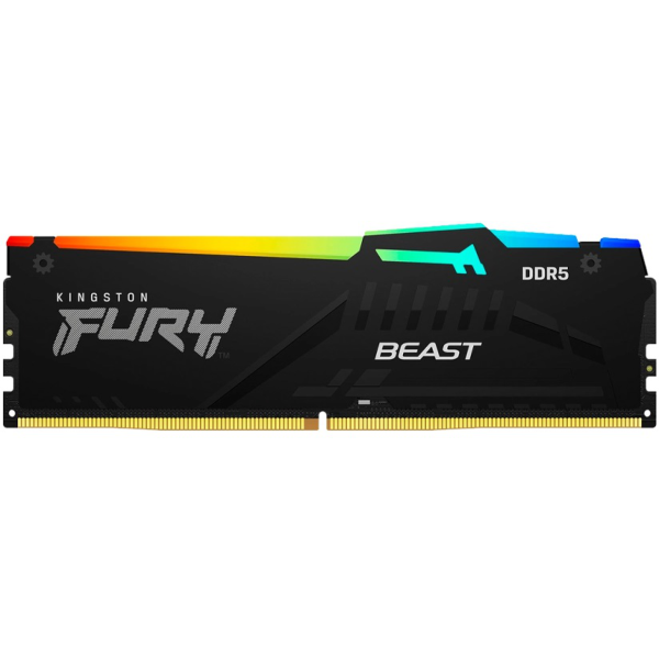 Kingston memoria kingston fury beast rgb ddr5 32gb 5600mt/s pc5-44800 - cl36 - 1.25v p/n kf556c36bbea-32 32GB DDR5 5600MHz