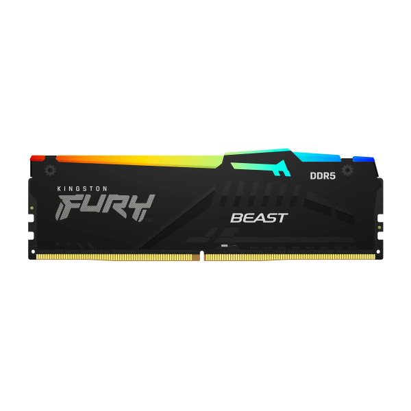 Kingston memoria ddr5 kingston fury beast 32gb negra con rgb 6400mt/s expo - kf564c32bbea-32 32GB DDR5 6400MHz