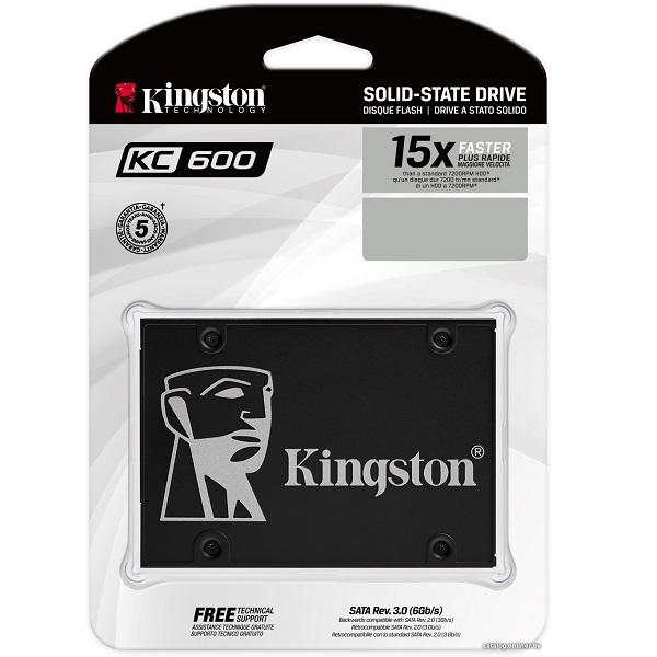 Kingston disco kingston de estado solido 1tb 2.5" kc600 p/n skc600/1024g 1TB