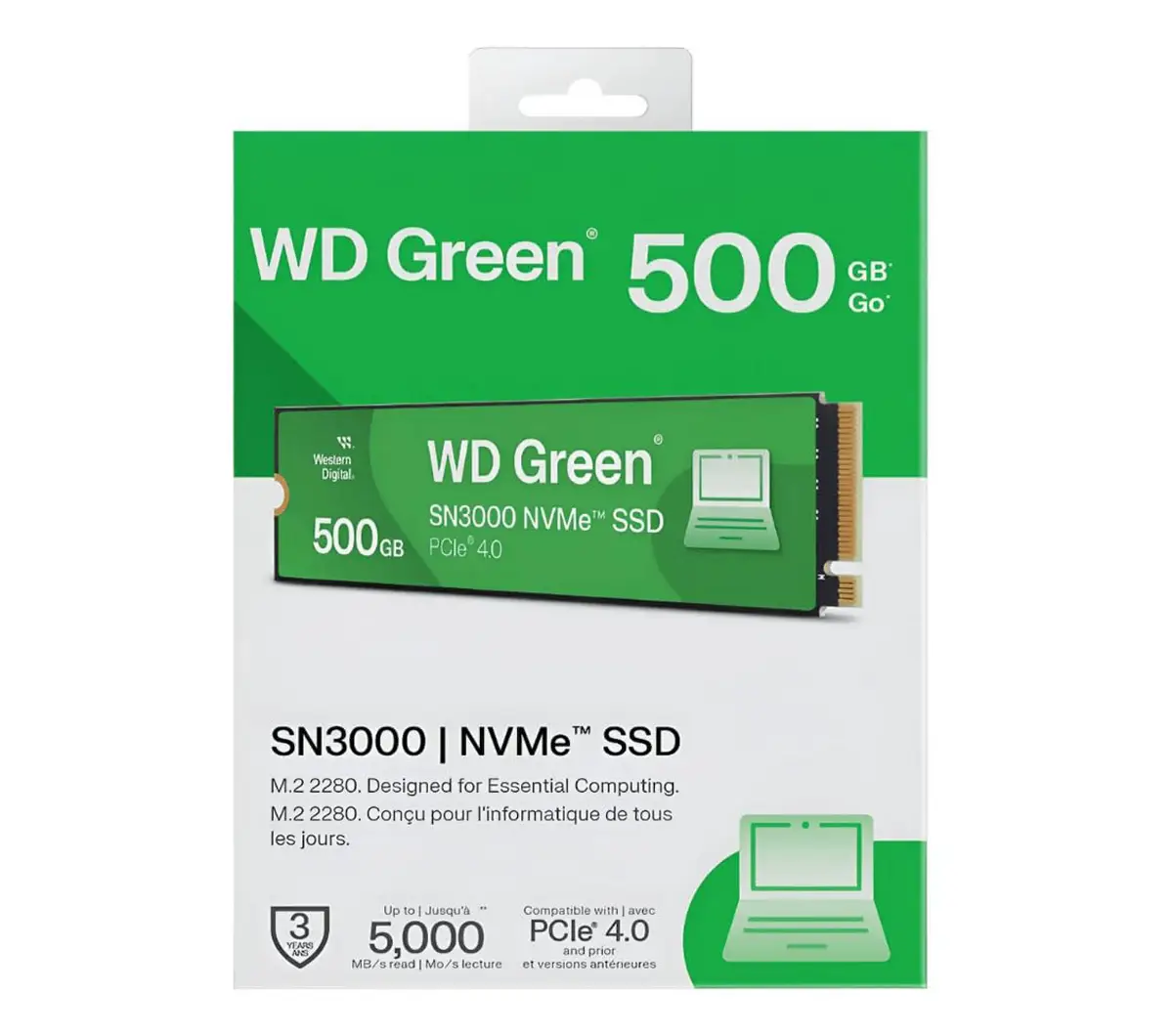 Imagen del Western Digital Green 500GB PCIe 4.0