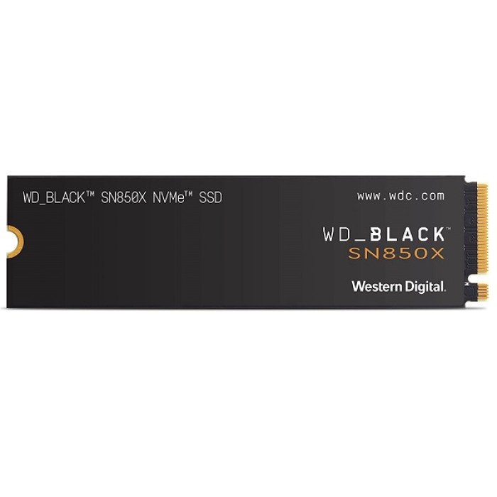 Western Digital disco de estado solido western digital black sn850x 2tb nvme ssd wds200t2x0e - m.2 2280 - pcie 4.0 x4 p/n wds200t2x0e 2TB PCIe 4.0
