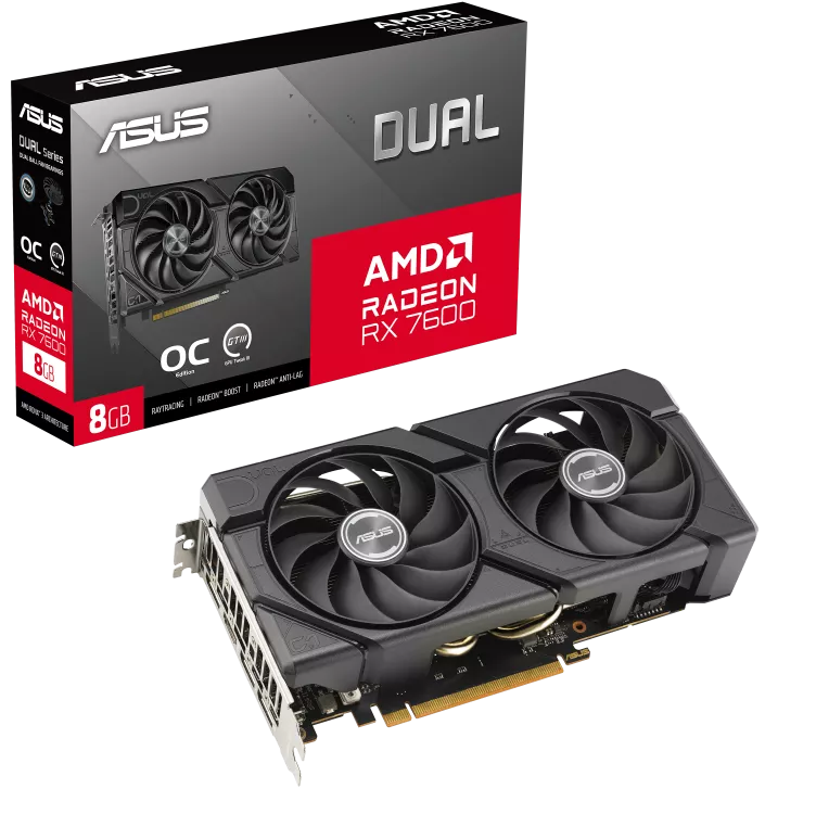 Asus Radeon RX 7600 8G Dual OC