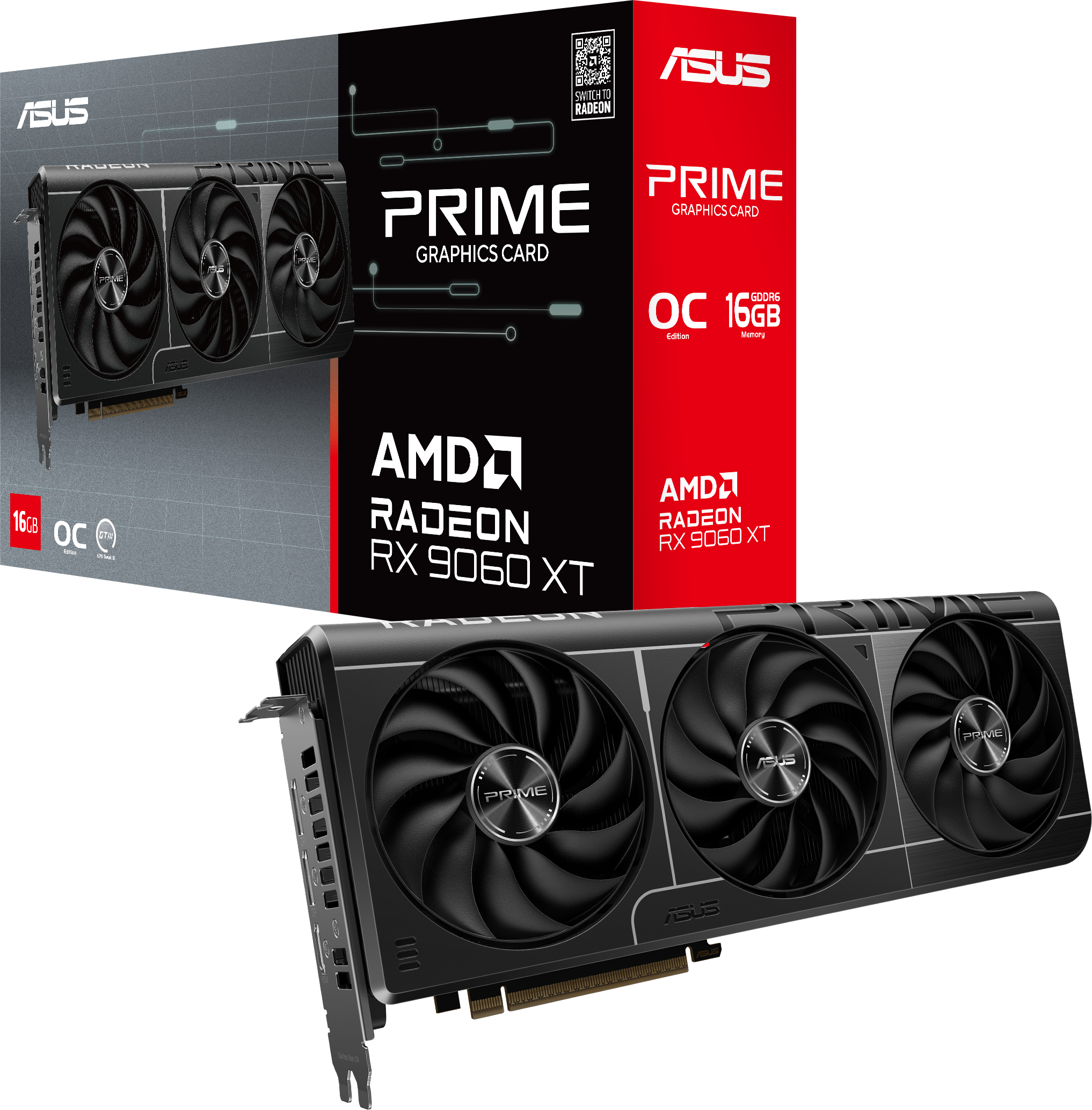 Asus Radeon RX 9060 XT 8G Prime OC