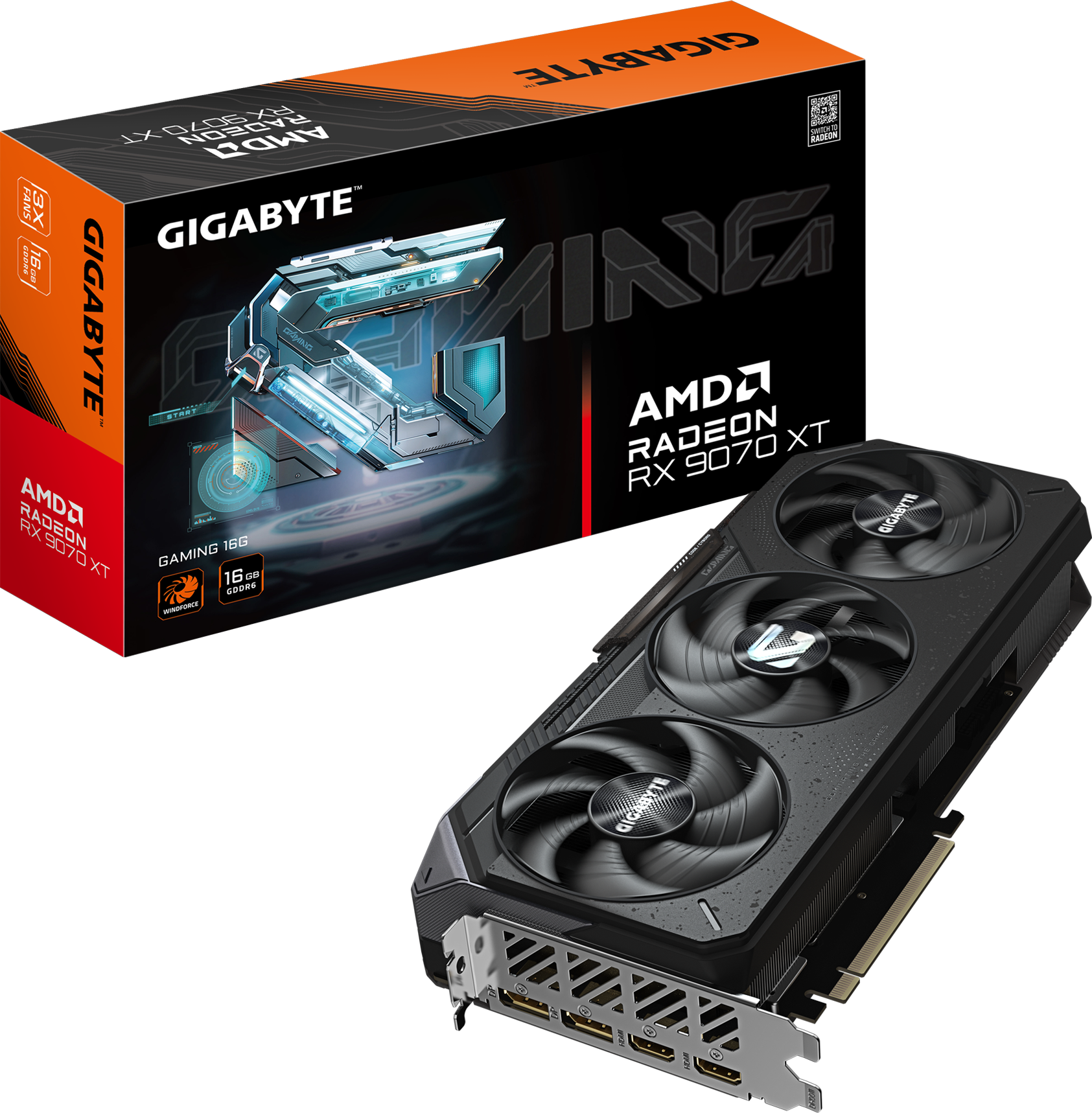 Gigabyte Radeon RX 9070 XT 16G Gaming