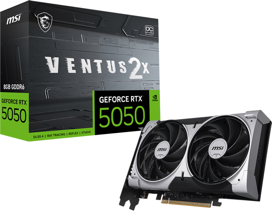 MSI Geforce RTX 5050 8G OC [MSI-RTX5050-SHW2XOC]