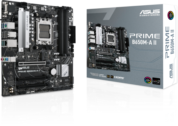 Asus Prime B650M-A II, AMD , , M.2 PCI-e 5.0, m-ATX AM5 B650