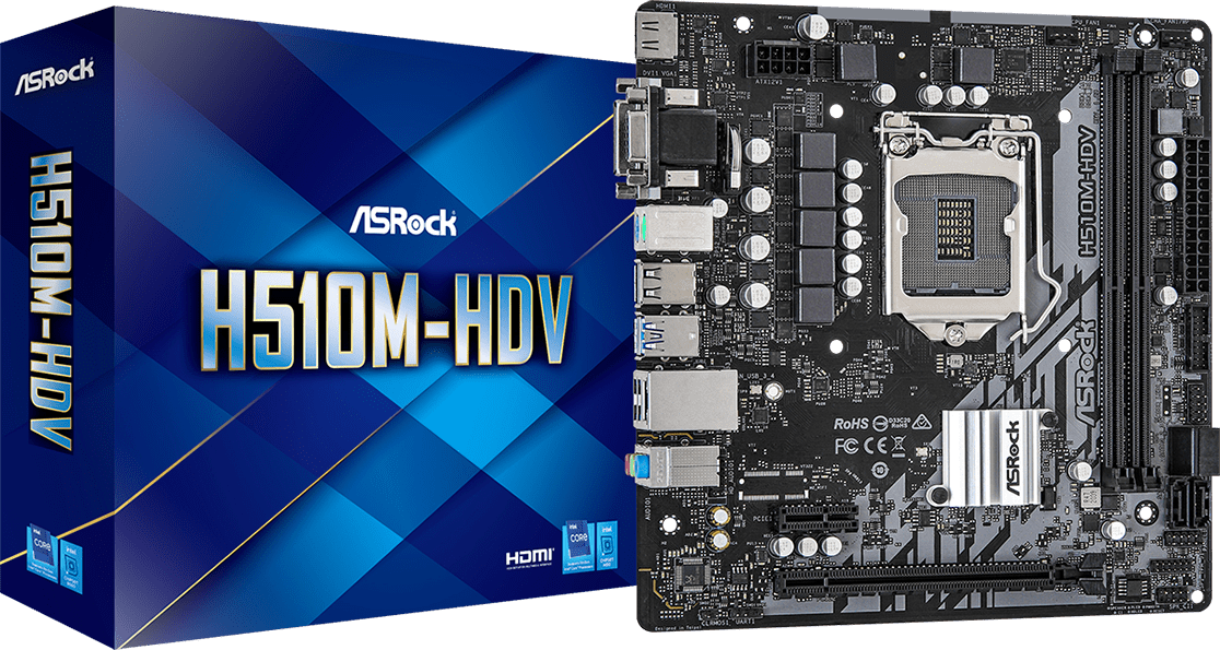 Asrock M/B ASROCK H510M-HDV/M.2 SE LGA1200 H510