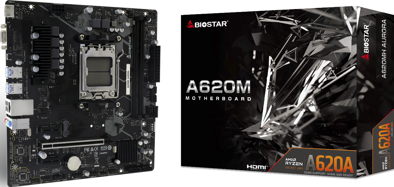 Biostar M/B BIOSTAR A620MH AURORA AM5 A620