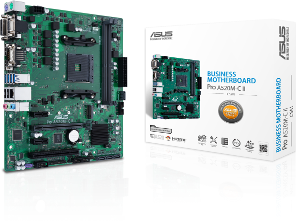 Asus M/B ASUS PRO A520M-C II/CSM AM4 A520