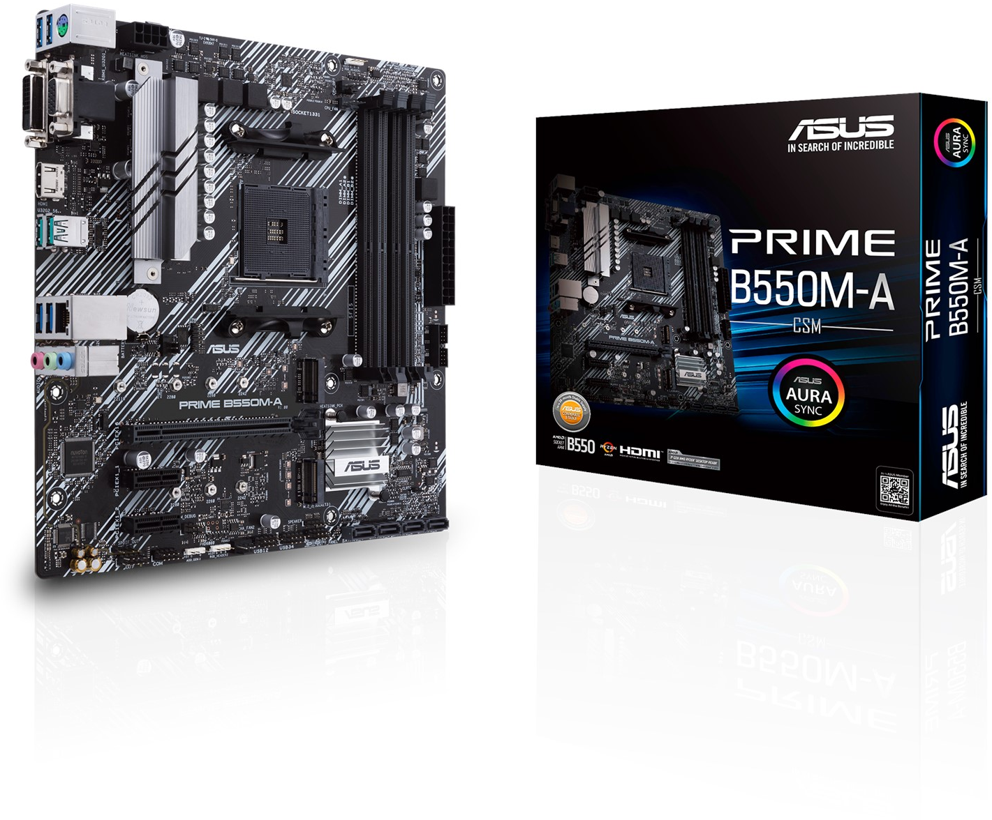 Asus M/B ASUS PRIME B550M-A/CSM AM4 B550
