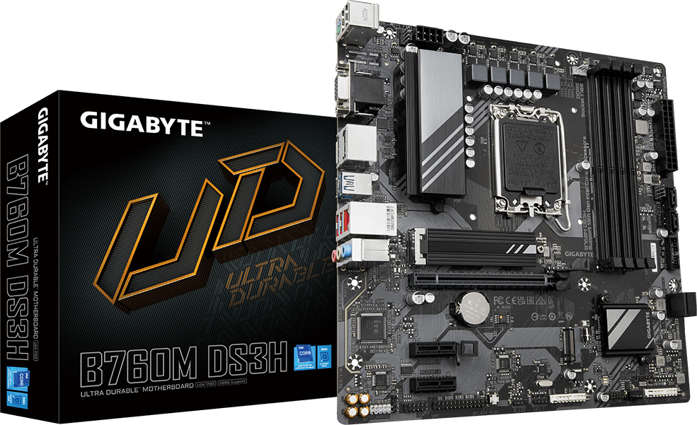 Gigabyte M/B GIGABYTE B760M DS3H AX LGA1700 B760