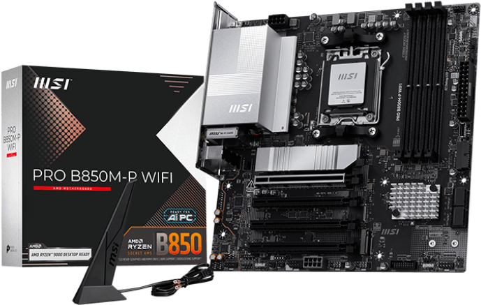 MSI M/B MSI PRO B850M-P WIFI AM5 B850