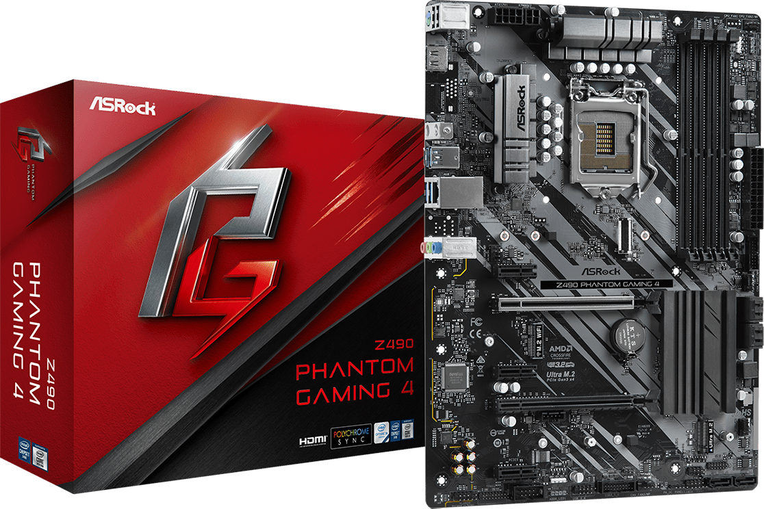 Asrock M/B ASROCK Z490 PHANTOM GAMING 4 LGA1200 Z490