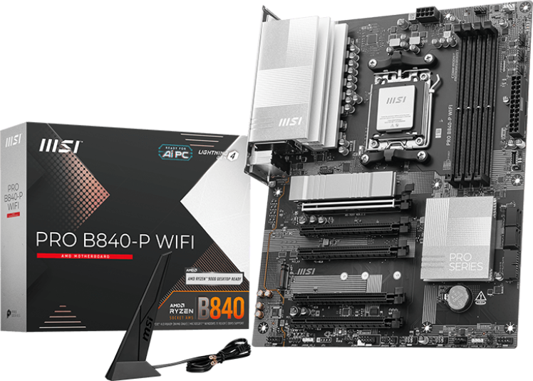 MSI M/B MSI PRO B840-P WIFI AM5 B840