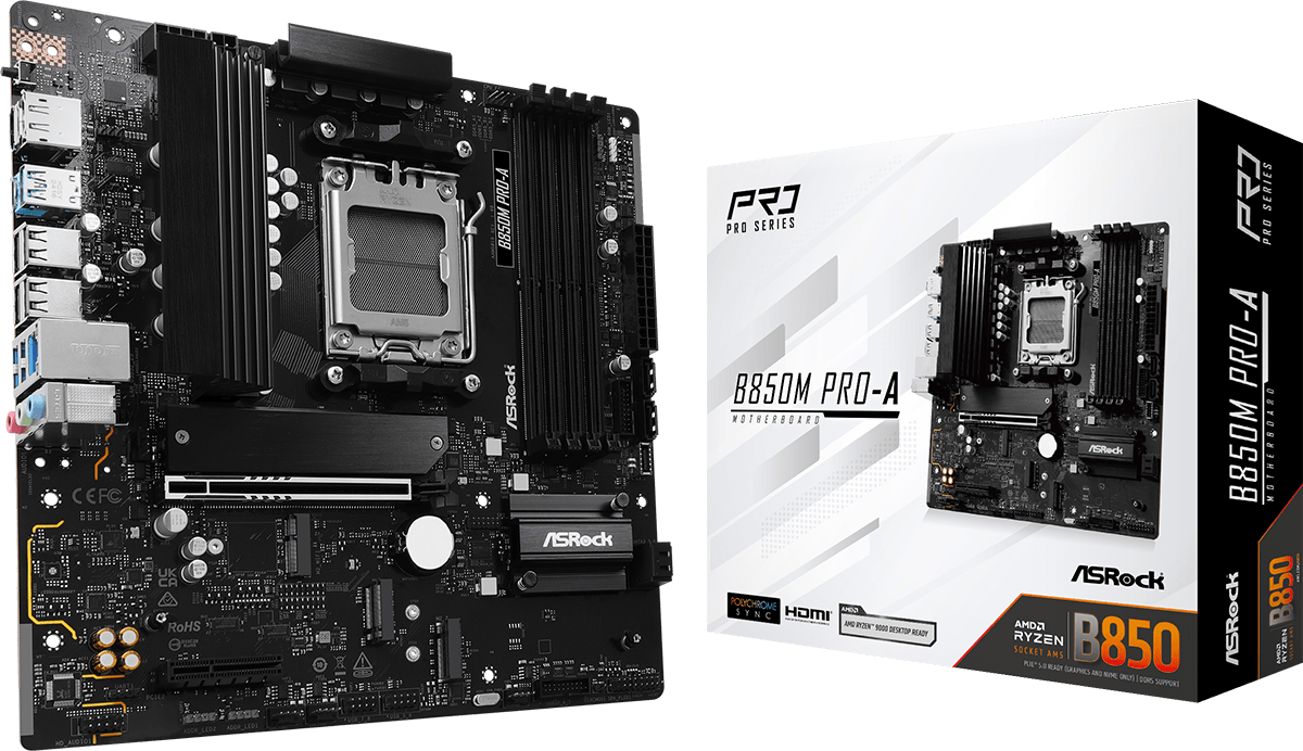 Asrock M/B ASROCK B850 PRO-A AM5 B850