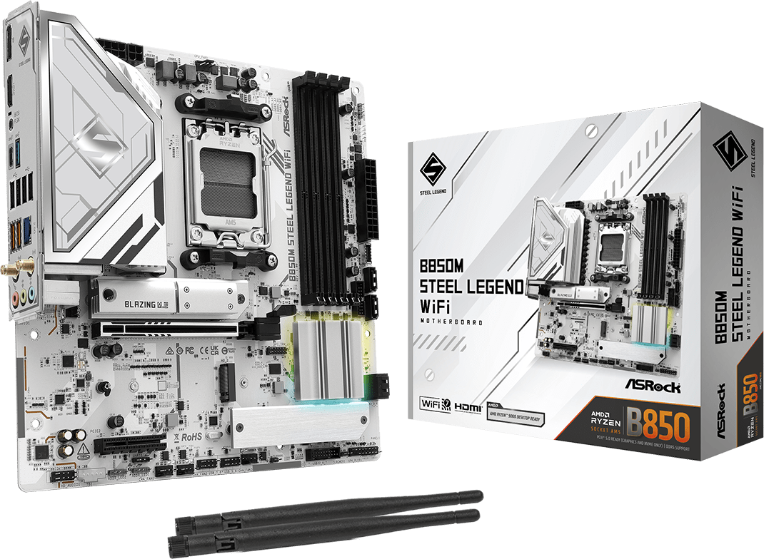 Asrock M/B ASROCK B850M Steel Legend WiFi AM5 B850