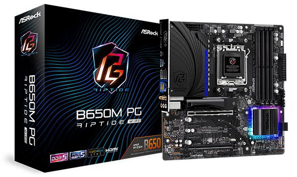 Asrock M/B ASROCK B650M PG RIPTIDE WIFI AM5 B650