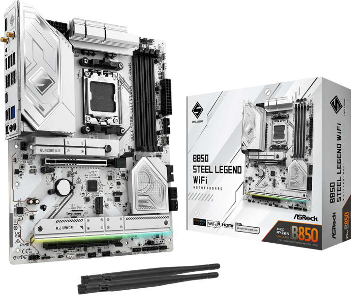 Asrock M/B ASROCK B850 STEEL LEGEND WIFI AM5 B850