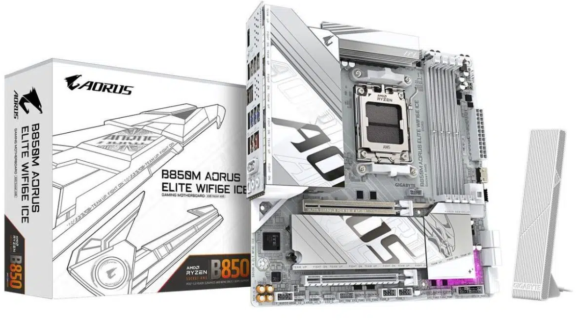 Gigabyte M/B GIGABYTE B850M AORUS ELITE WIFI6E ICE AM5 B850