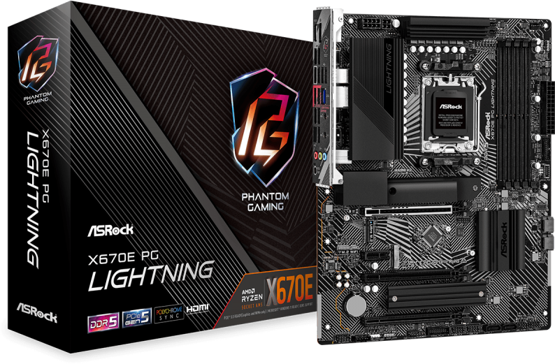Asrock M/B ASROCK X670E PG Lightning AM5 X670E