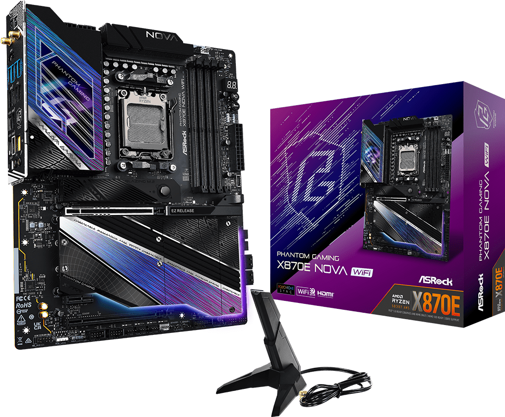Asrock M/B ASROCK  X870E PHANTOM GAMING NOVA WIFI AM5 X870E