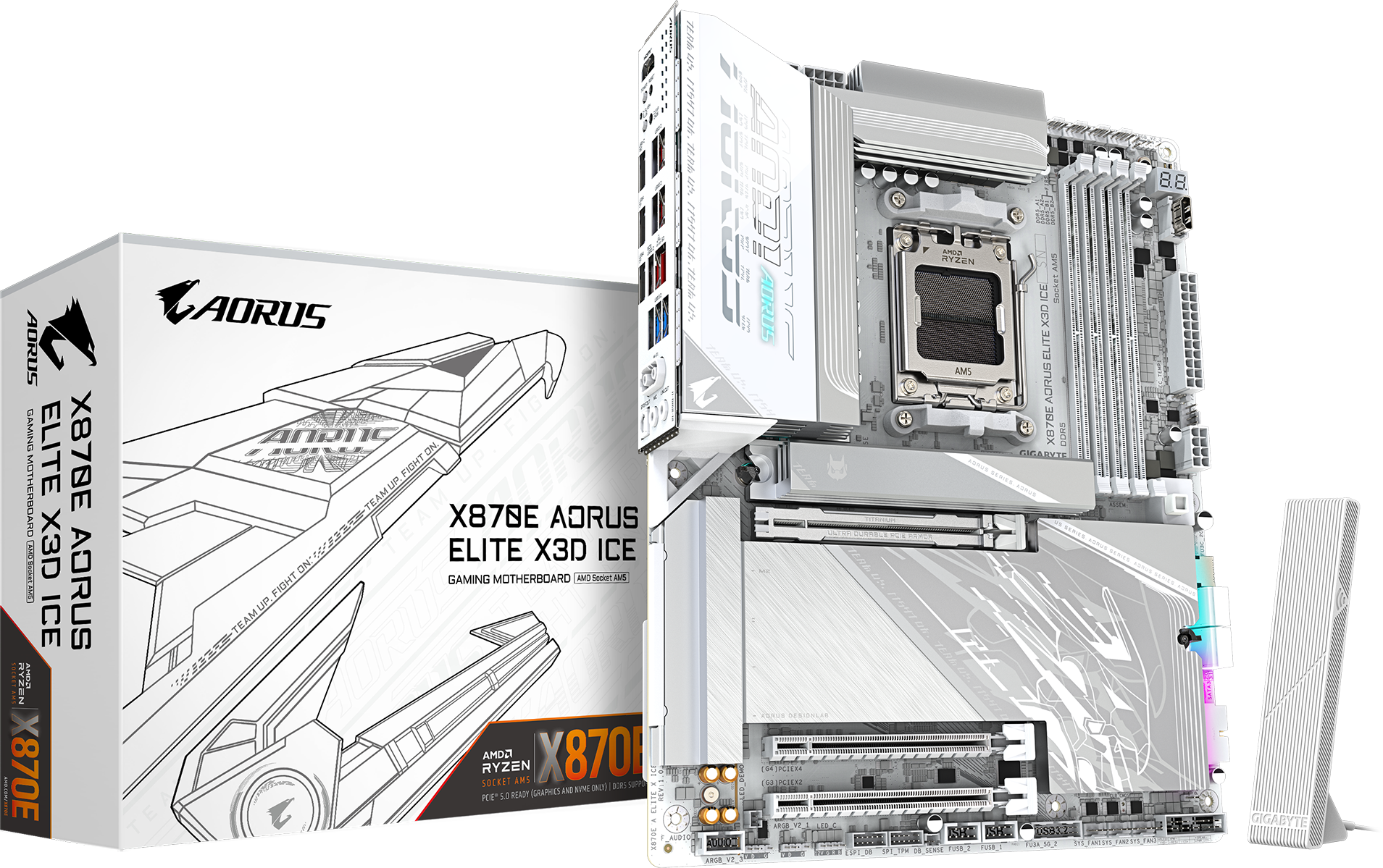 Gigabyte M/B GIGABYTE X870E AORUS PRO ICE AM5 X870E