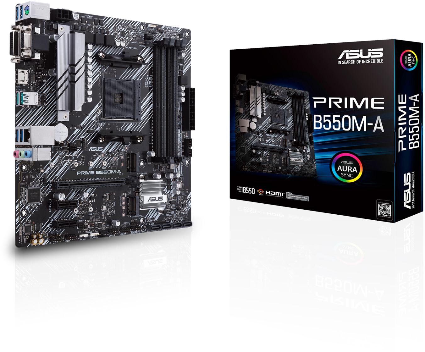 Imagen del Asus Prime B550M-A AC AM4 B550