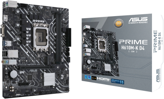 Asus Prime H610M-K D4-CSM LGA1700 H610