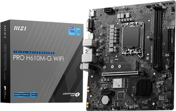 MSI PRO H610M-G WIFI LGA1700 H610