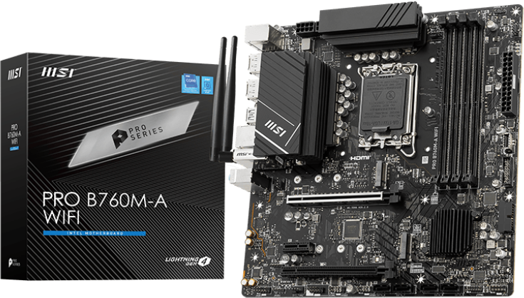 MSI PRO B760M-A WIFI LGA1700 B760