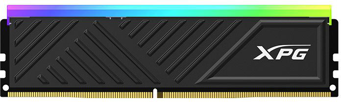 ADATA memoria udimm ddr4 xpg adata 16gb 3200 mhz d35 gamming black rgb p/n ax4u320016g16a-sbkd35g