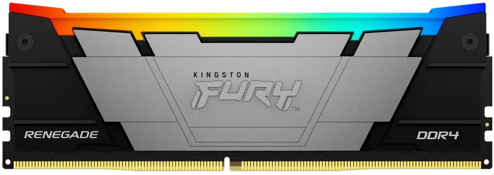 Kingston DIMM 8 GB - DDR4 3200 MHZ - Kingston FURY Renegade RGB Black (KF432C16RB2A/8)