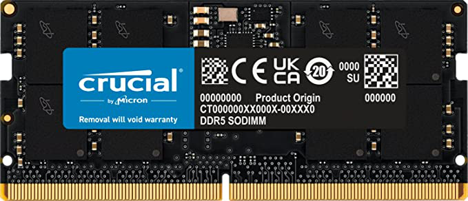 Crucial Memoria 16GB DDR5 5600 SODIMM Crucial