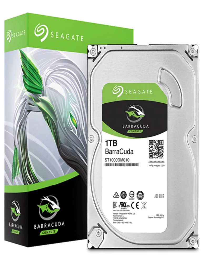 Seagate Disco Duro 1TB Seagate Barracuda ST1000DM01, 3.5\", SATA 6Gb/s, 7200 rpm 1TB 7200RPM 3.5"