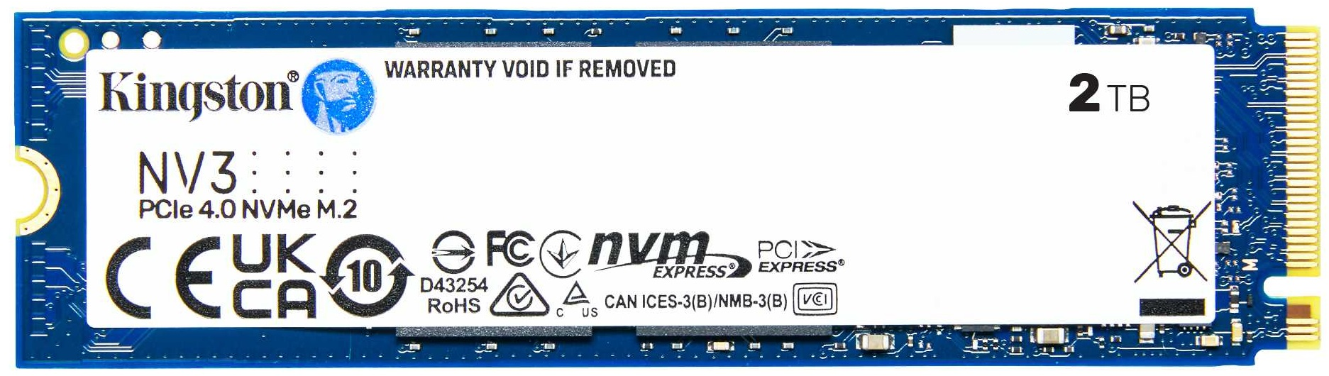 2000G NV3 M.2 2280 NVMe SSD Up to 6000 MB/s