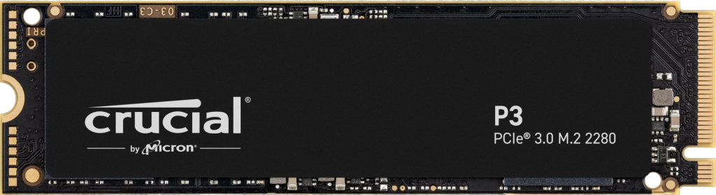 Crucial disco crucial de estado solido p3 4000gb nvme pciex m.2 ssd p/n ct4000p3ssd8 4000GB PCIe 3.0