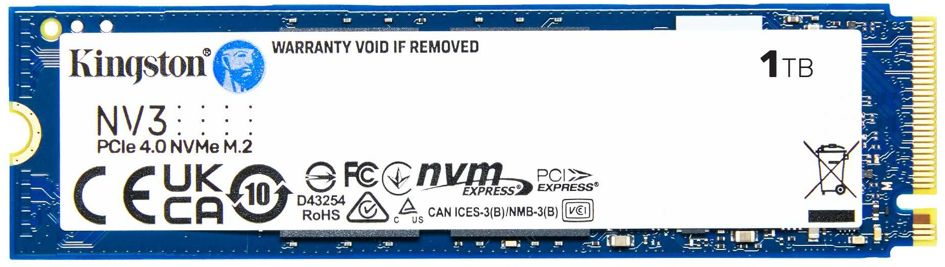Imagen del Kingston Nv3 500GB PCIe 4.0