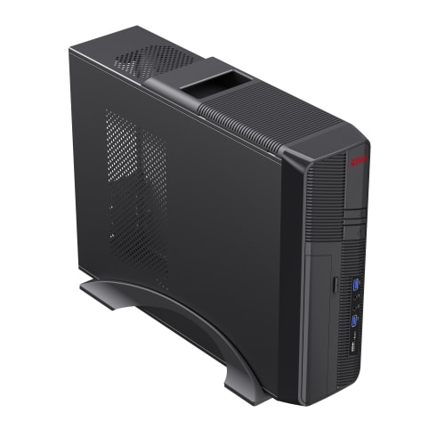 CLIO PCTRONIX CLIO Cases SLIM S-605 Micro ATX/Mini ITX 2 USB 2.0 500W Mini ITX