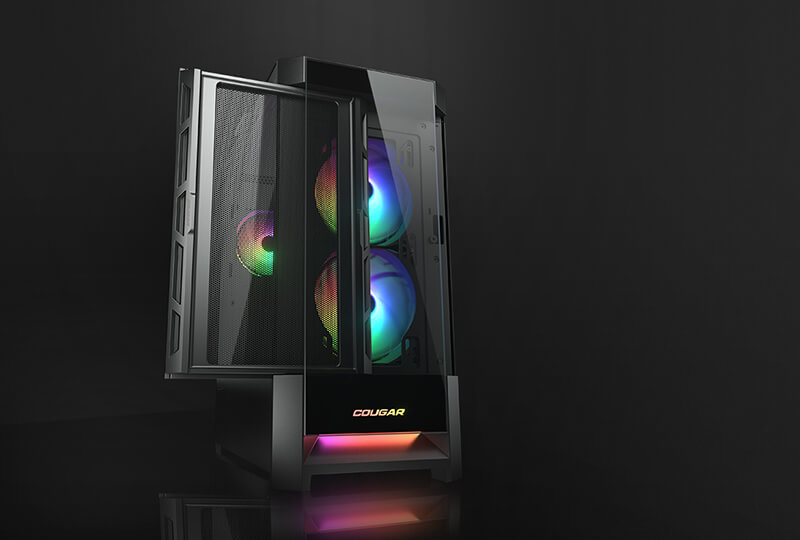 COUGAR Duoface RGB -Mid Tower Paneles Frontales Intercambiables y Ventiladores ARGB, ATX