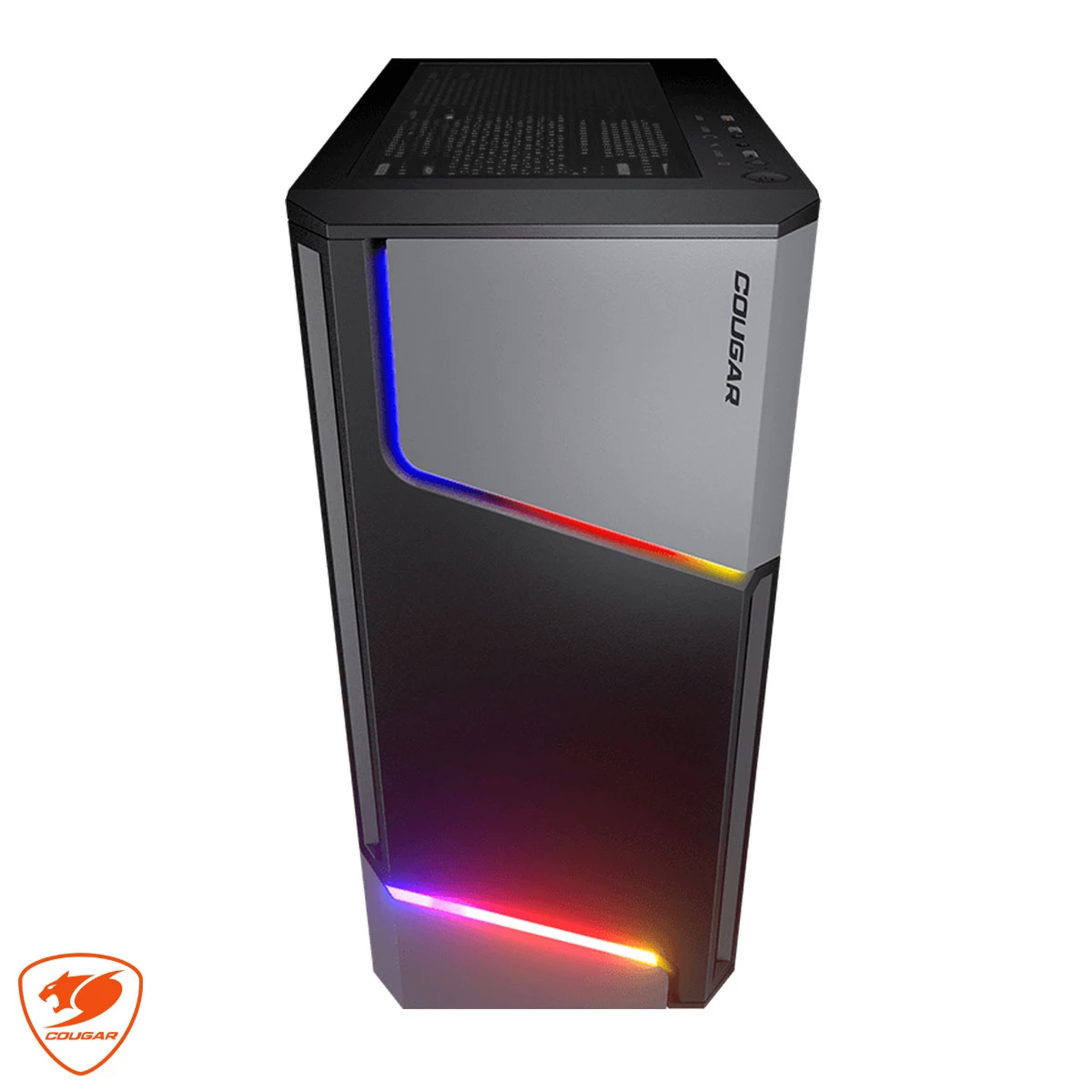 COUGAR MX360 ARGB (ATX, Vidrio Templado, 1 Ventilador, Negro) ATX