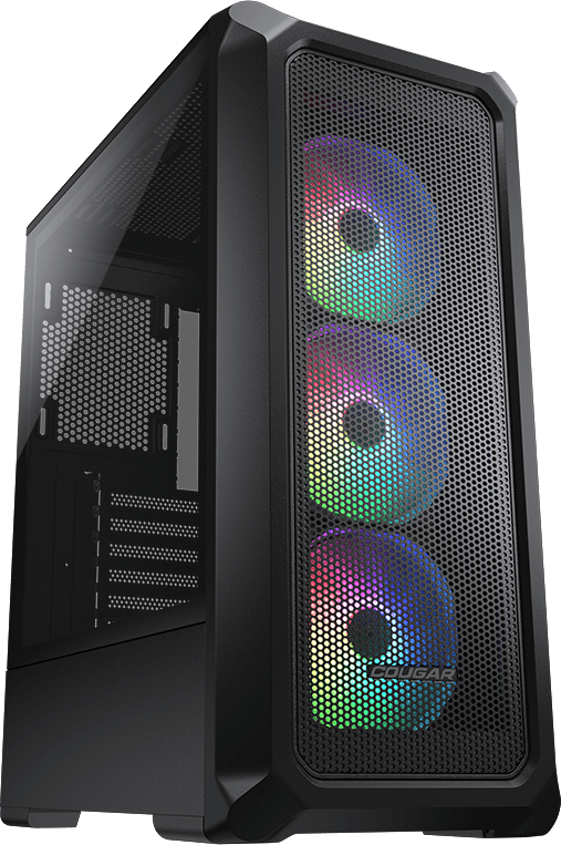 COUGAR - Cougar Archon 2 RGB - S/Fuente - ATX - Negro - Incluye 3 fan 120 mm frontales ATX