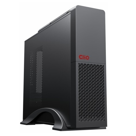 CLIO - Clio Slim S-613 - incluye fuente poder 600 W - Micro ATX - Black (Incluye 1  Fan / Superior / 80mm) Micro ATX