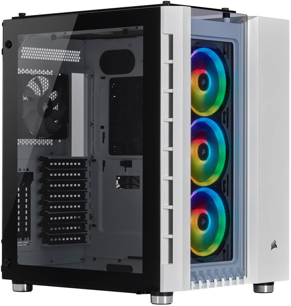 CORSAIR CASE 680X RGB WHITE ATX 3 Fans incluidos CC-9011169-WW ATX