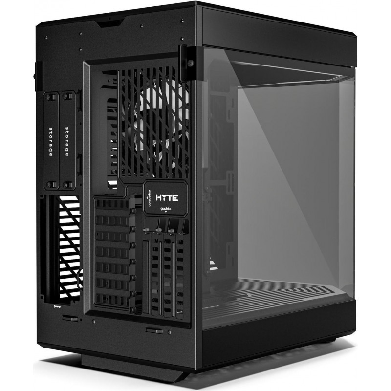 HYTE Y60 BLACK (Refurbished) ATX CASE 3X 120mm Fan Riser Cable PCIe 4.0 Included CS-HYTE-Y60-R1-B ATX