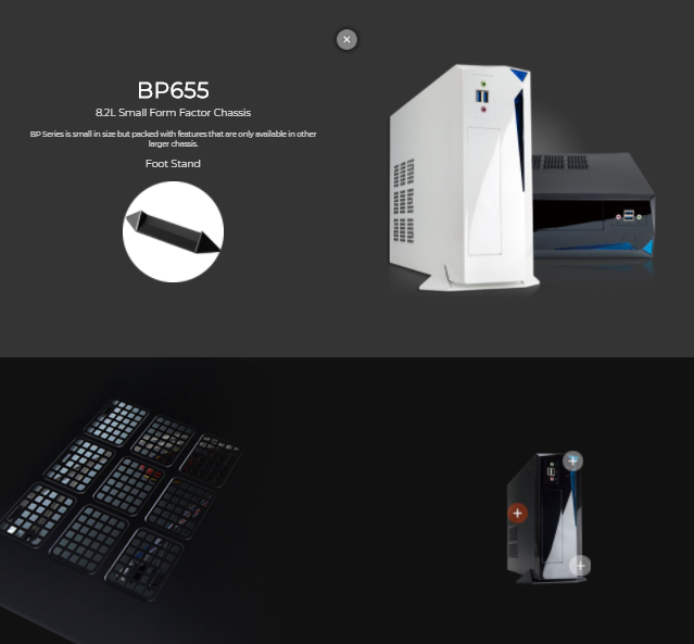 AIRFLOW In-win BP655 ITX  300W 80 Plus Fuente de poder ATX