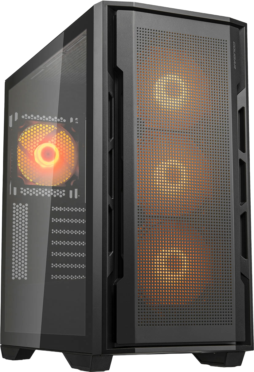 COUGAR UNIFACE RGB Black 4 ventiladores ARGB incluidos ATX