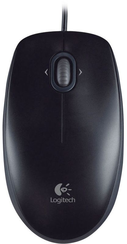 Logitech - Mouse - Wired - Black - M110 Silent Alámbrico