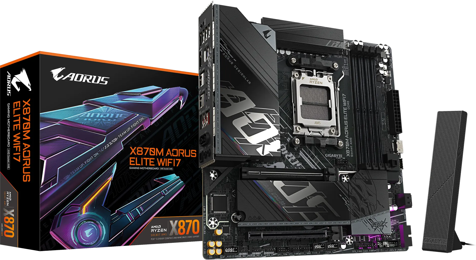Gigabyte X870M AORUS ELITE WIFI7 AM5 X870