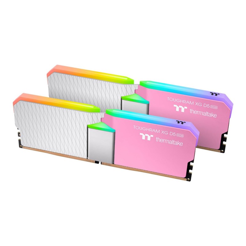 Thermaltake TOUGHRAM XG RGB D5 Bubble Pink 32GB (2x16GB) DDR5 6000MT/s C36 Memoria, 16 LED, RG40D516GX2-6000C36B 32GB DDR5 6000MHz