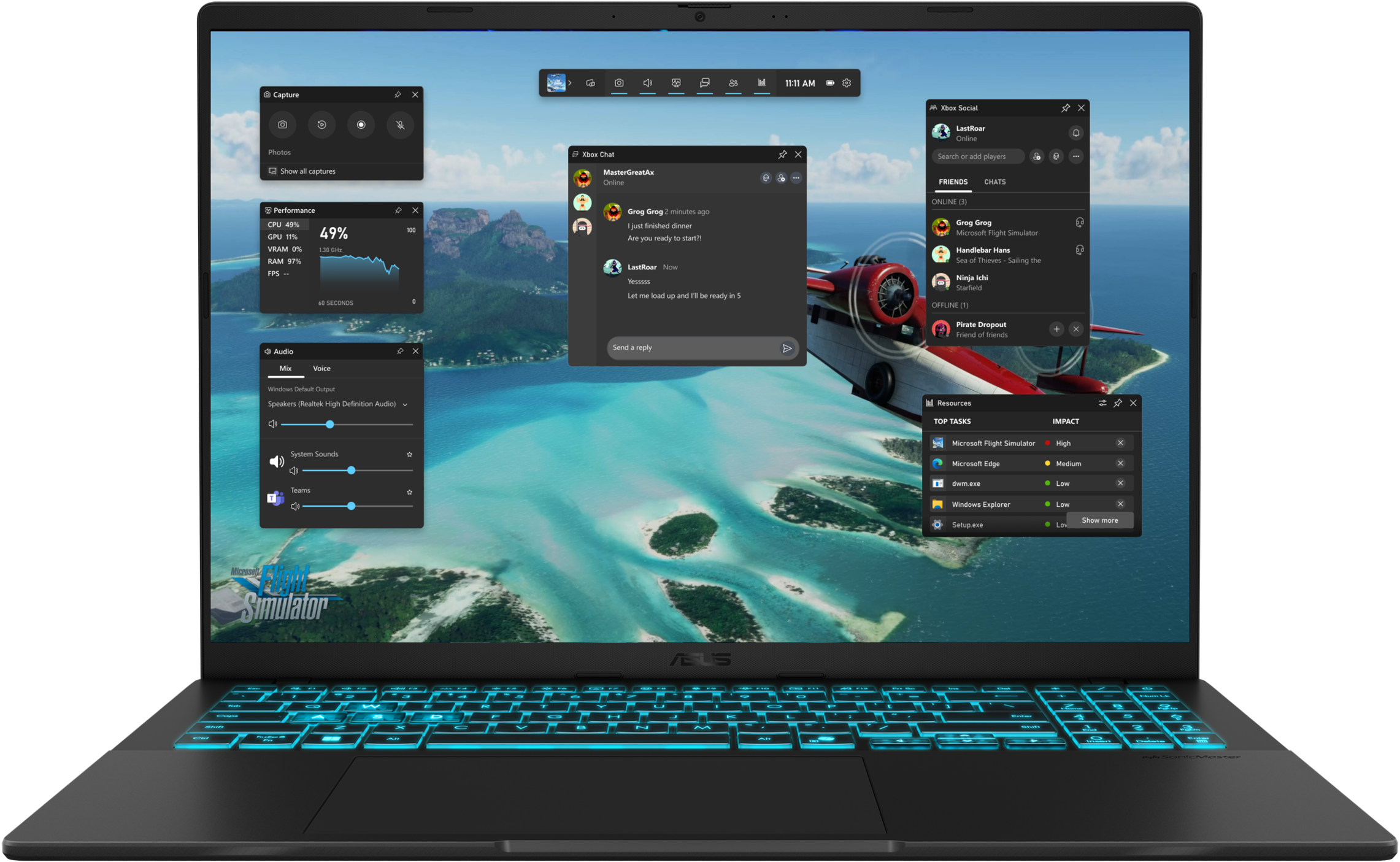 Asus Notebook Gamer V16 V3607 Intel Core 7 NVIDIA GeForce RTX 4050 16GB RAM 512GB SSD 16'' 144Hz [90NB15Q1-M00L30]
